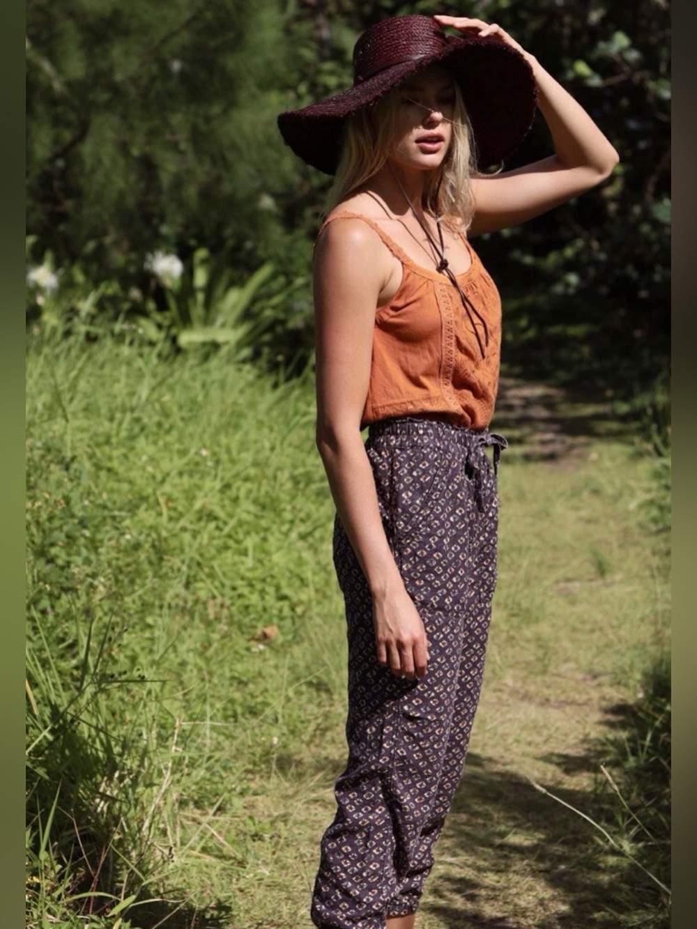 Anthropologie Rhys Utility Patterned Drawstring Joggers XS